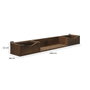 Hanah Home Estantería de Pared Nogal Cmu-902-Oo-1